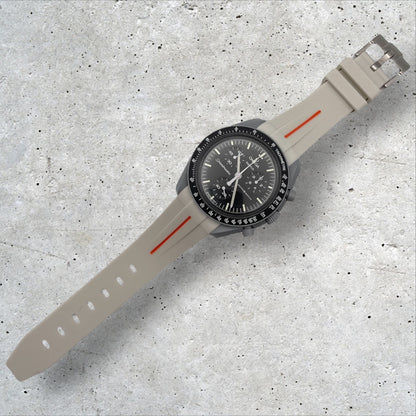 SILIKON ARMBAND für OMEGA X SWATCH SPEEDMASTER MOONSWATCH