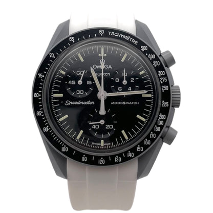 SILIKON ARMBAND für OMEGA X SWATCH SPEEDMASTER MOONSWATCH