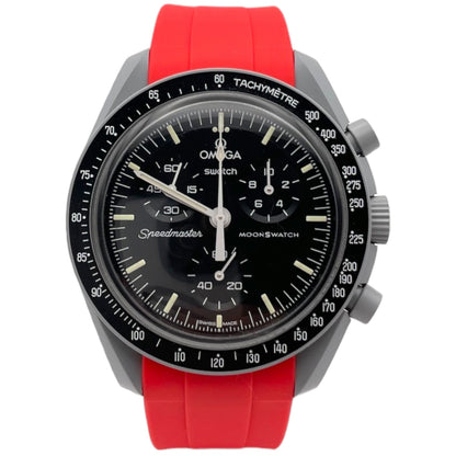 SILIKON ARMBAND für OMEGA X SWATCH SPEEDMASTER MOONSWATCH