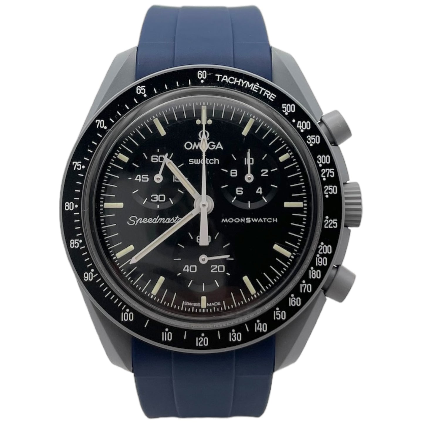 SILIKON ARMBAND für OMEGA X SWATCH SPEEDMASTER MOONSWATCH